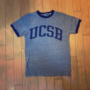 UCSB UC Santa Barbara Collegiate ringer t-shirt